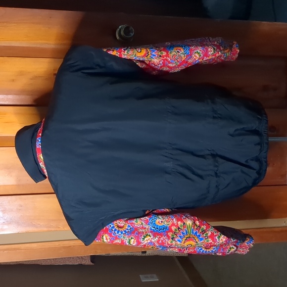 Vintage POWDERHORN* ski jacket long sleeve zip front snap placket embroidered - Picture 7 of 17